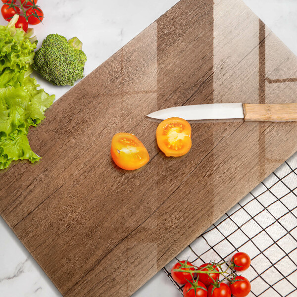 Protetor de placa de indução Textura de madeira