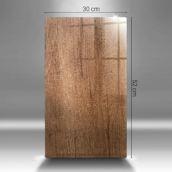 Protetor de placa de indução Textura de madeira