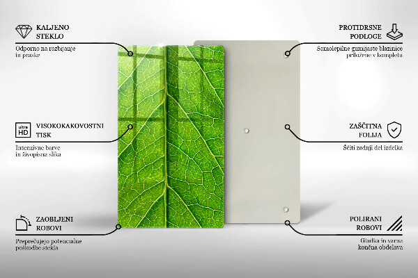 Protetor de bancada Natureza das nervuras das folhas