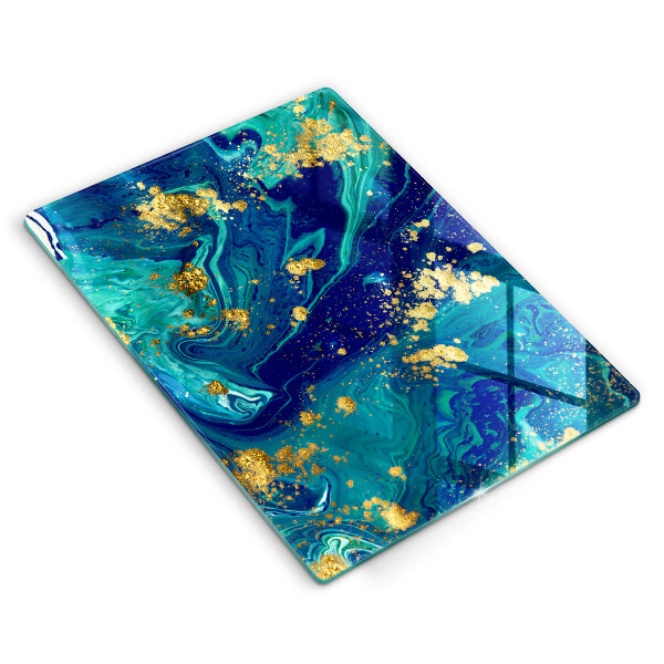 Proteção para placa de indução Abstração com ouro