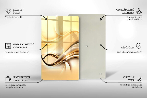 Protetor de placa de indução Fumaça abstrata