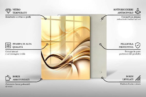 Protetor de placa de indução Fumaça abstrata