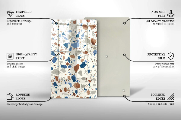 Protetor de bancada Grés decorativo