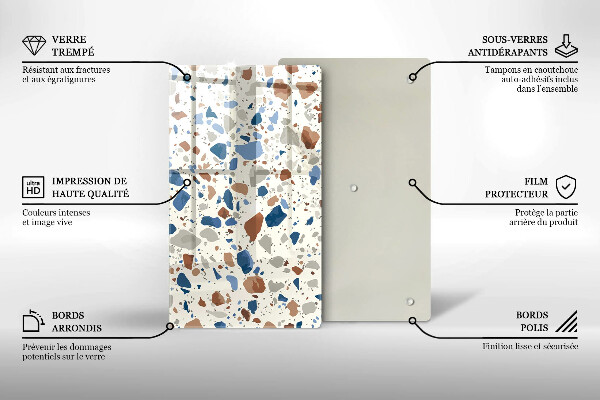 Protetor de bancada Grés decorativo