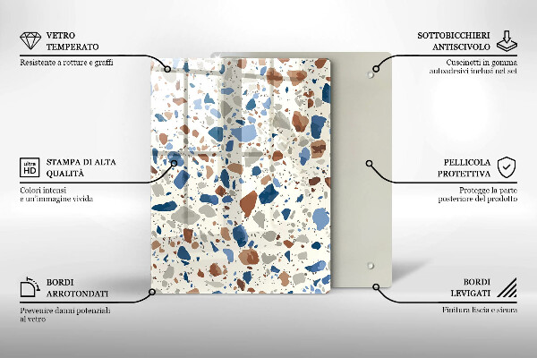 Protetor de bancada Grés decorativo