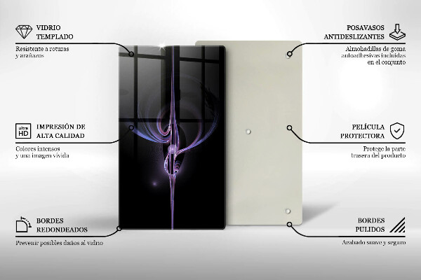 Protetor de placa de indução Abstração moderna