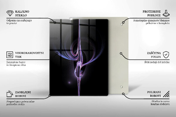 Protetor de placa de indução Abstração moderna