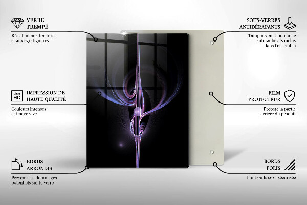 Protetor de placa de indução Abstração moderna