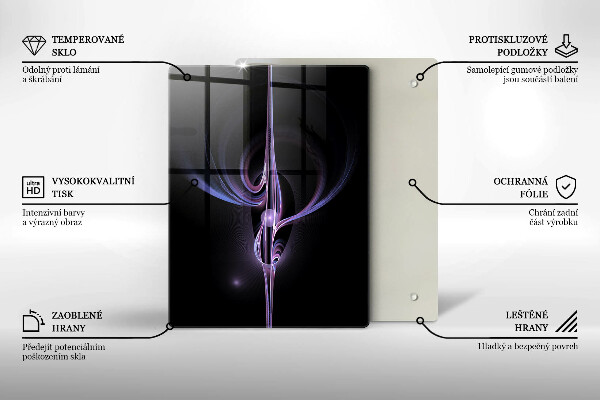 Protetor de placa de indução Abstração moderna