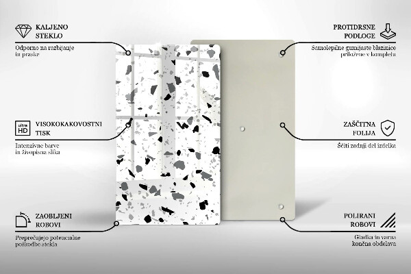 Proteção para placa de indução Grés decorativo