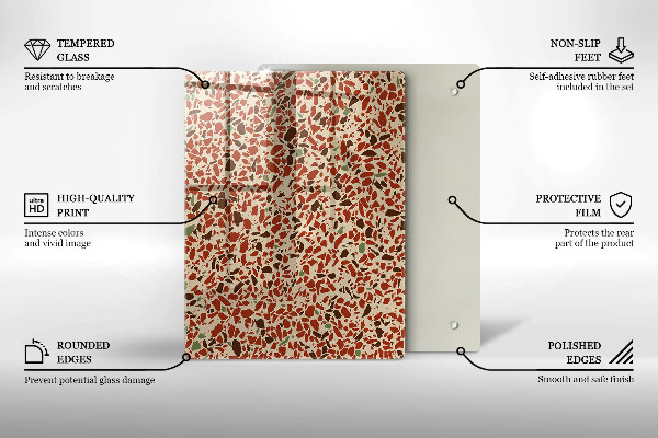 Proteção para placa de indução Pequenos grés