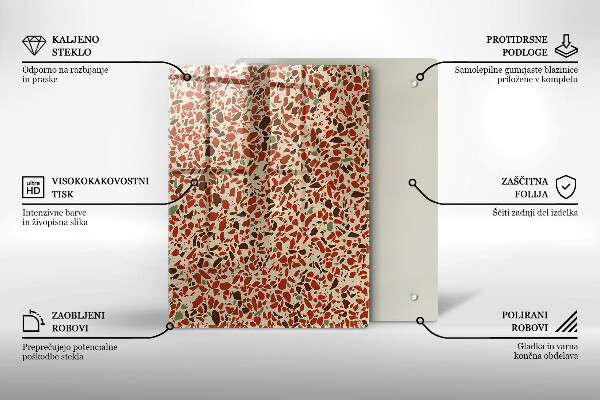 Proteção para placa de indução Pequenos grés