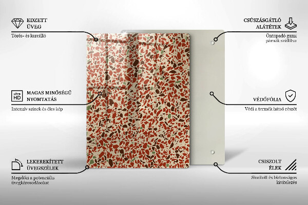 Proteção para placa de indução Pequenos grés