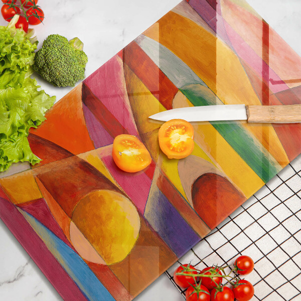 Protetor de bancada Abstração colorida