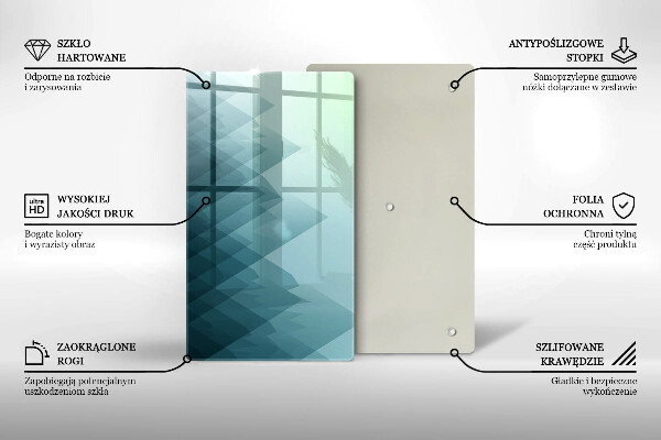 Protetor de placa de indução Montanhas abstratas