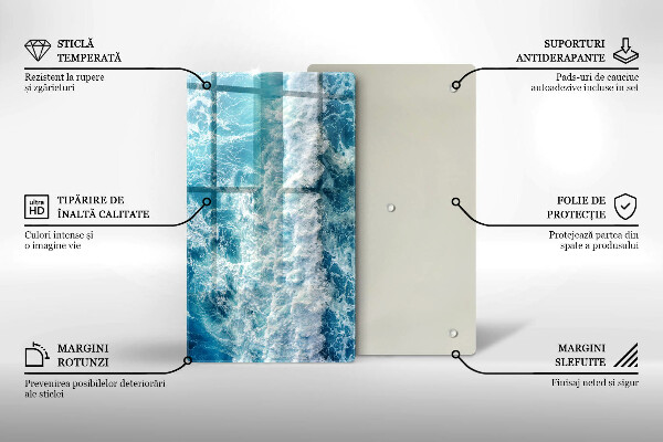 Proteção para placa de indução Ondas do mar