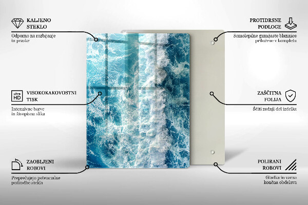 Proteção para placa de indução Ondas do mar