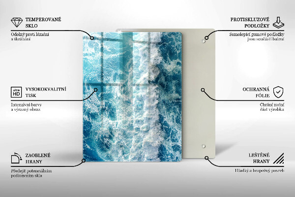 Proteção para placa de indução Ondas do mar