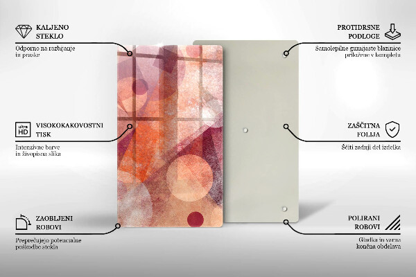 Proteção para placa de indução Arte abstrata