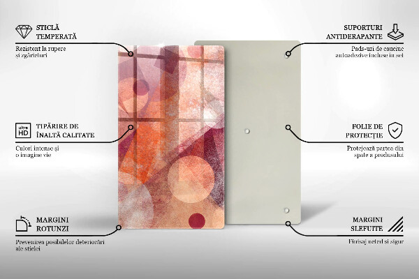 Proteção para placa de indução Arte abstrata