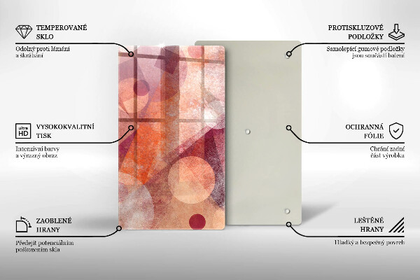 Proteção para placa de indução Arte abstrata