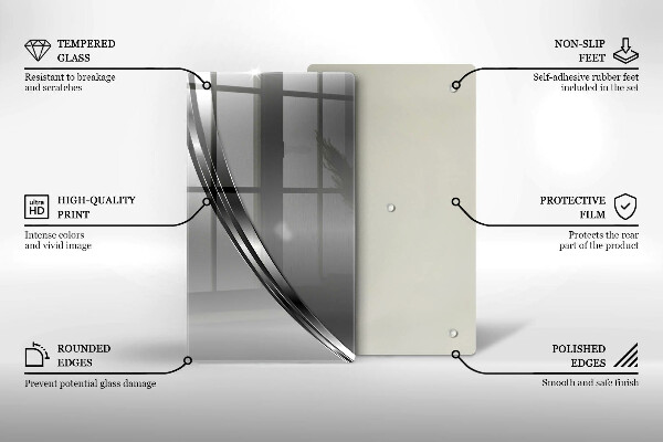 Protetor de placa de indução Abstração de metal