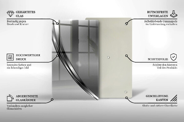 Protetor de placa de indução Abstração de metal