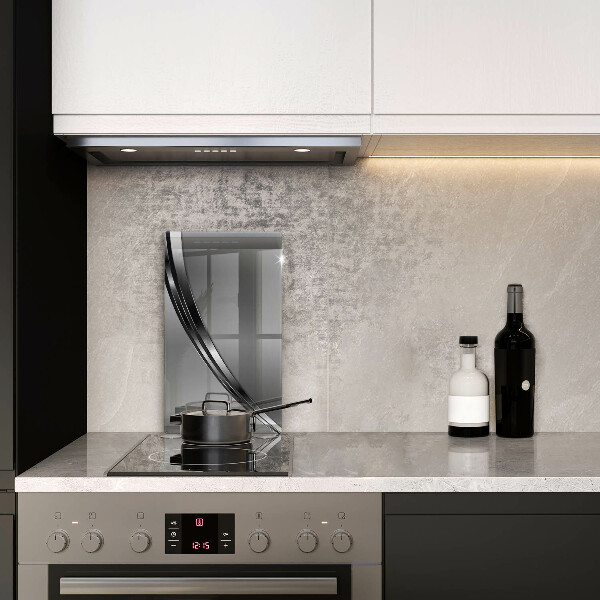 Protetor de placa de indução Abstração de metal