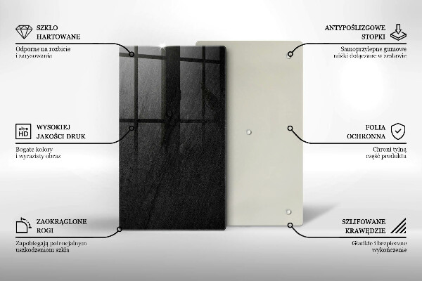 Protetor de placa de indução textura da rocha