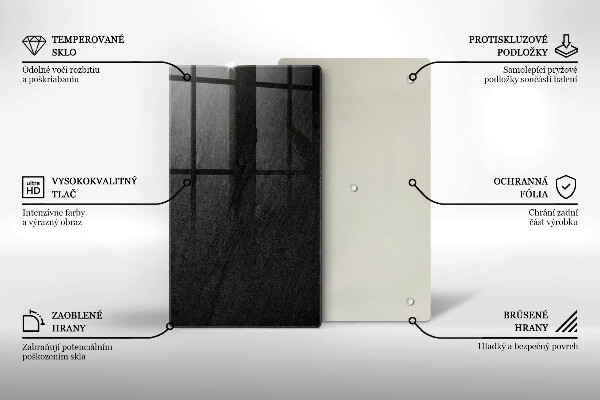 Protetor de placa de indução textura da rocha