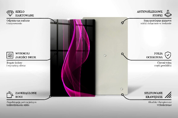 Protetor de bancada Abstração rosa