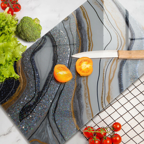 Protetor de placa de indução pedra com ouro