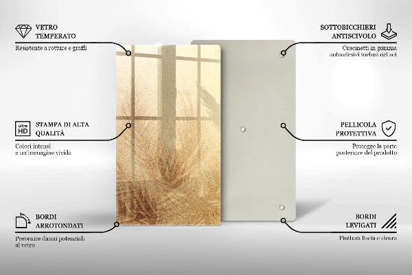 Protetor de bancada Férias na areia da praia