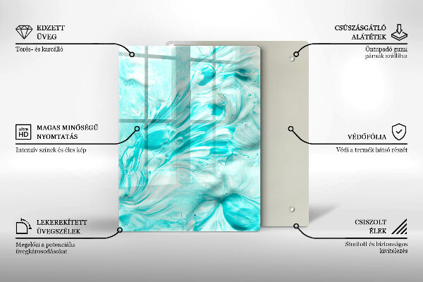 Protetor de placa de indução Tintas abstratas