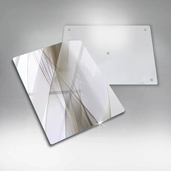 Protetor de bancada Design de linhas abstratas