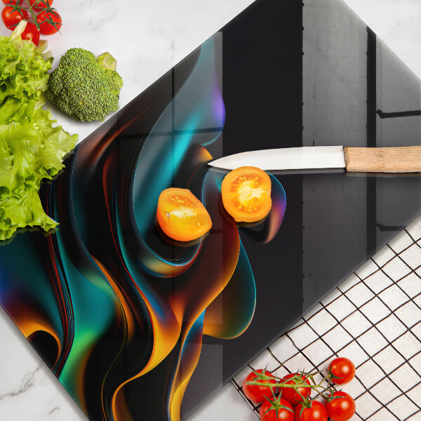 Protetor de bancada Abstração colorida