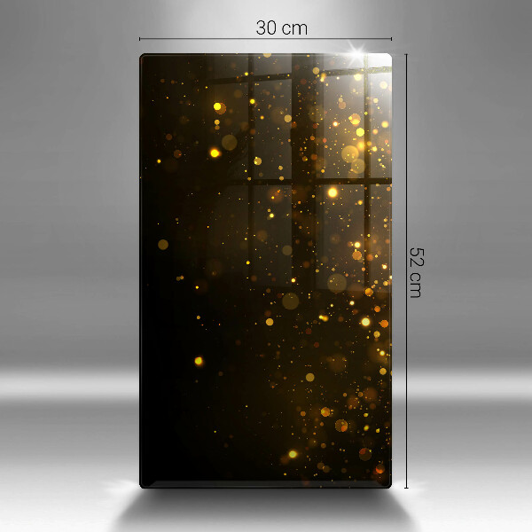 Proteção para placa de indução Glitter dourado