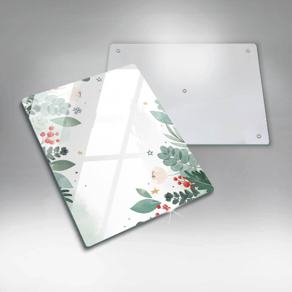 Proteção para placa de indução Folhas de aquarela