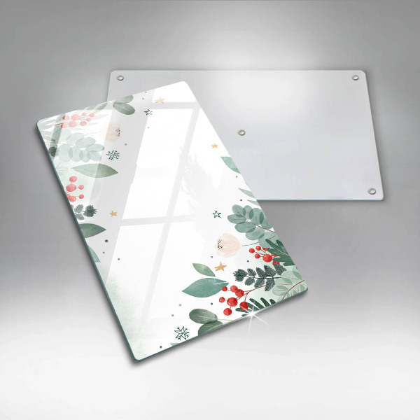 Proteção para placa de indução Folhas de aquarela