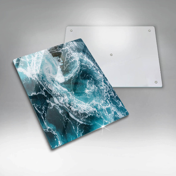 Protetor de placa de indução Ondas espumosas de água