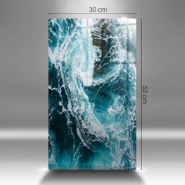 Protetor de placa de indução Ondas espumosas de água