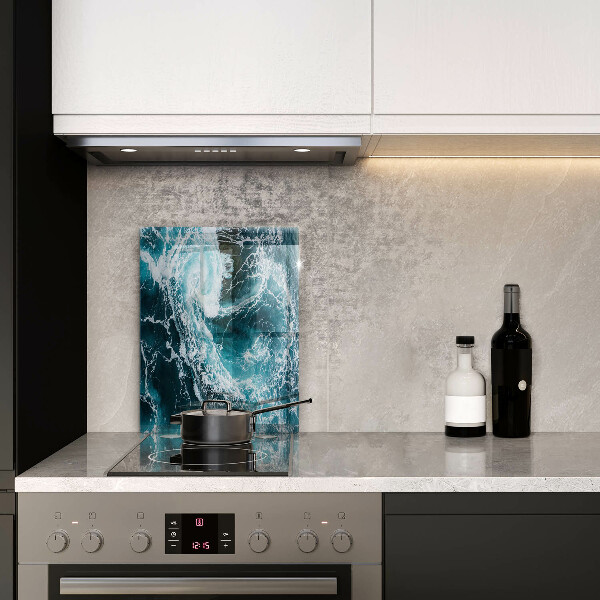 Protetor de placa de indução Ondas espumosas de água