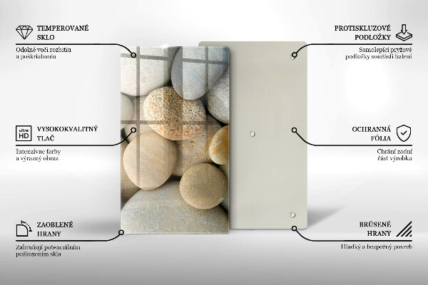 Protetor de placa de indução Padrão de pedras ovais