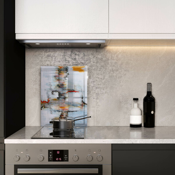 Protetor de placa de indução Tintas abstratas