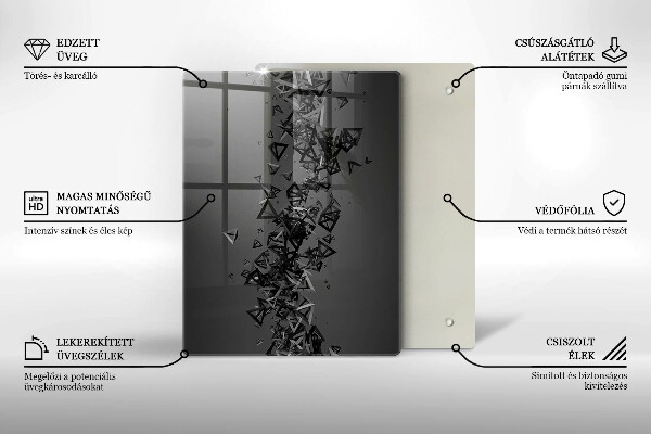 Protetor de placa de indução Formas 3D abstratas