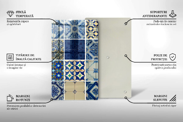 Protetor de bancada Azulejos decorativos