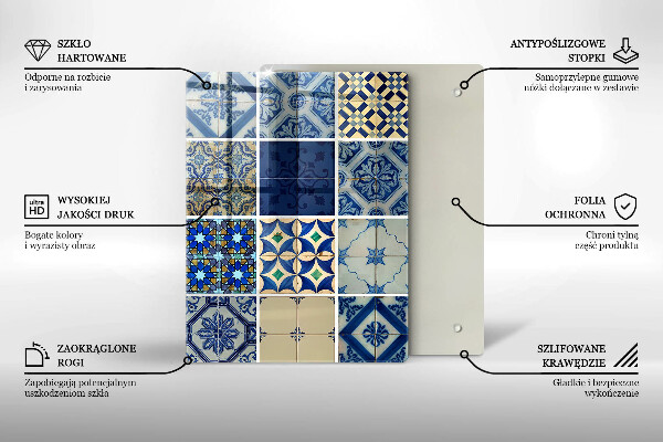 Protetor de bancada Azulejos decorativos