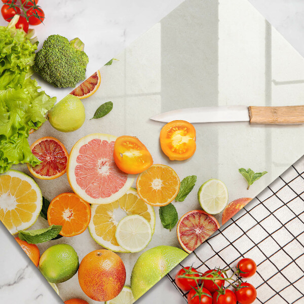 Proteção para placa de indução Frutas cítricas