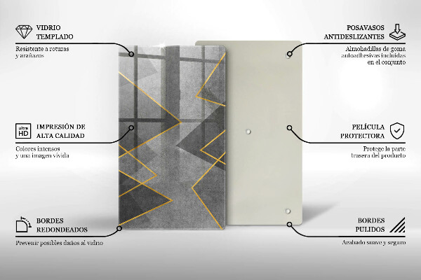 Protetor de placa de indução Formas nítidas