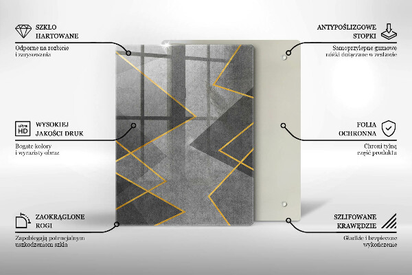 Protetor de placa de indução Formas nítidas